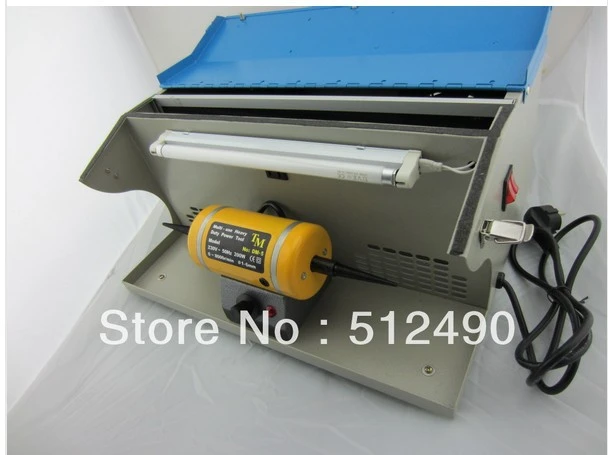 Polishing Machine With Dust Collector Mini Polishing Grinding Motor Bench  Grinder Polisher 1/6HP Jewelry Polisher Machine