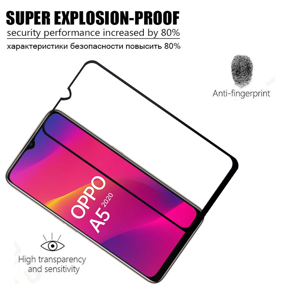 Для OPPO A5 стекло OPPO A9 Защитная пленка для экрана для OPPO A9 закаленное стекло OPPO A11X 6,5 ''защитная пленка