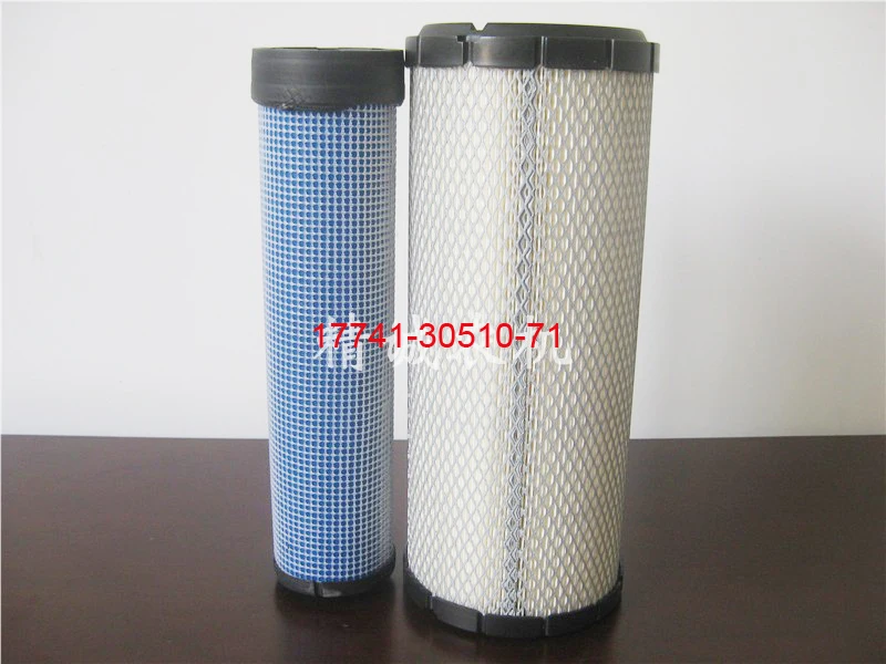 Air filter element 17741 30510 71 applicable for Toyota forklift accessories 13Z air lattice