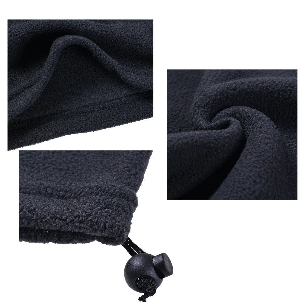 Description Picture 5 of itemWinter Warm Cycling Headgear Bib Polar Fleece Neck Tube Ear Warmer Fishing Skating Running Sport Scarf For Camping Hiking