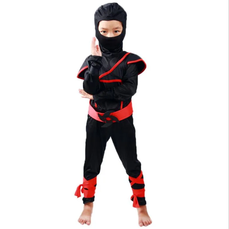 Kids Cosplay Costume Kids Costume Ninja Cosplay Boys Girls Birthday Party Fancy Dress Children Carnival Swordsman Warr Suit Clothing