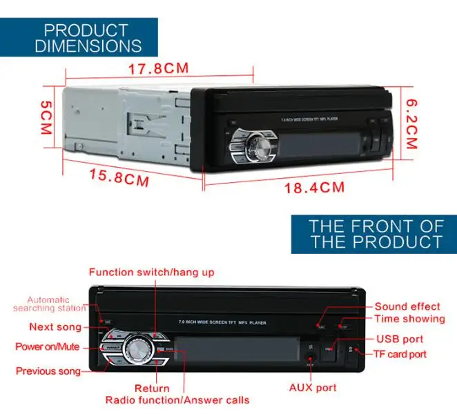 20 шт " HD Bluetooth Сенсорный экран автоаудио стерео радио авто аудио высокой четкости MP4 MP5 Плеер DVD 9601