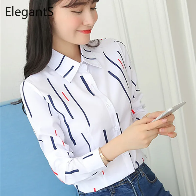 Fashion Women White Tops And Blouses 