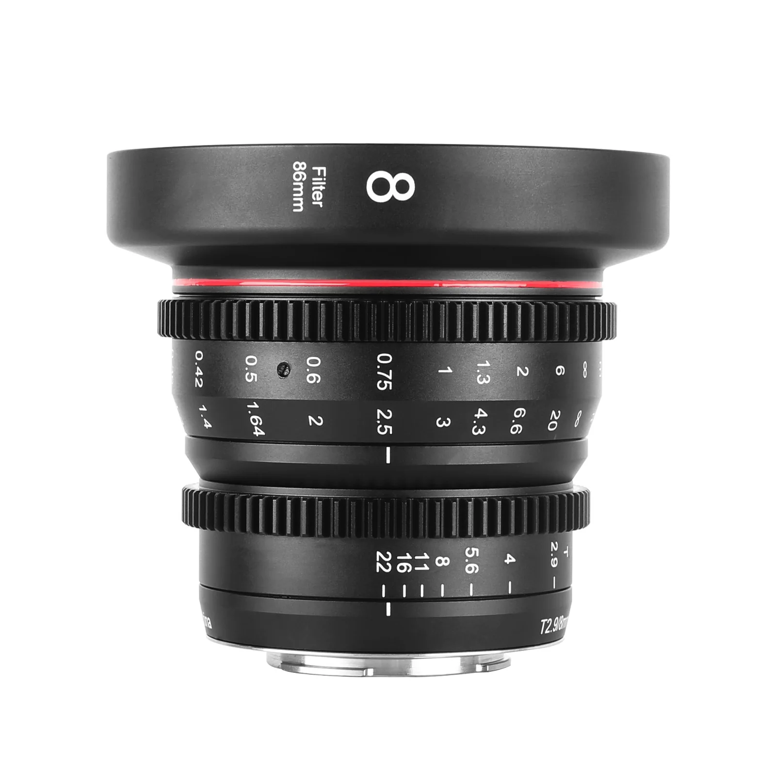 Meike Cine Lens 8mm T2.9 for for Micro Four Thirds (MFT, M4/3) Mount Olympus Pan