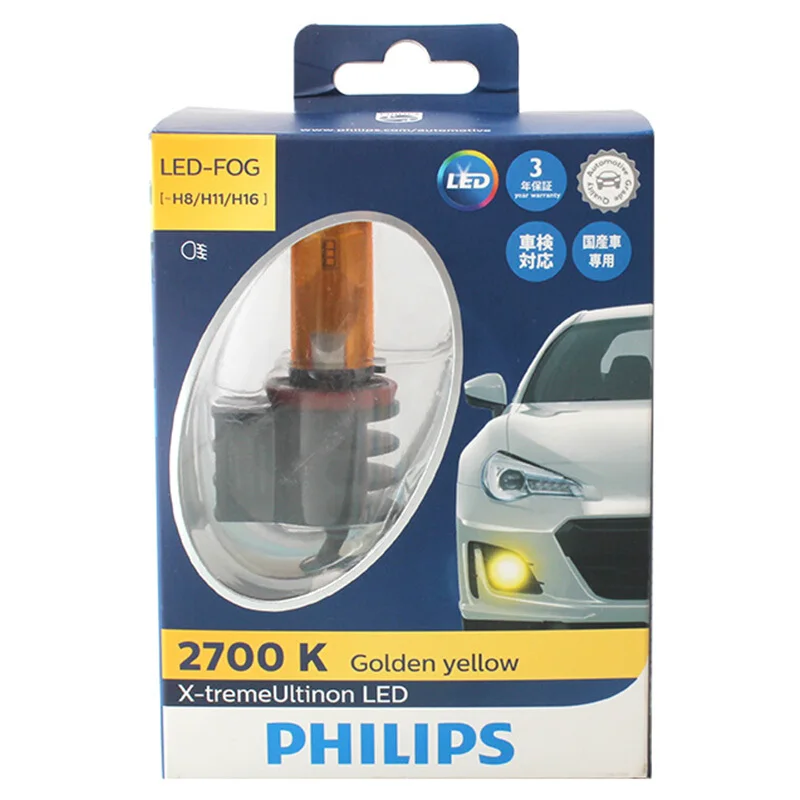 Philips 12 V H4 H7 H11 HB3 HB4 H1R2 9005 9006 9012 6000 K+ 200% более яркие фары H8 H11 H16 противотуманная фара