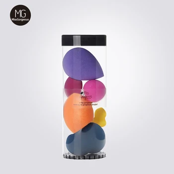 

Miss Gorgeous 6pcs Cosmetic Puff Smooth Women Makeup Powder Cream Foundation Sponge Beauty Make Up Puff Tool Accessories Belleza