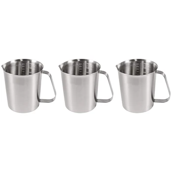 

Stainless Steel Measuring Cup with Handle with Measuring Unit with Scale Milk Tea Cup Kitchen Baking Measuring Cup Measuring Spo