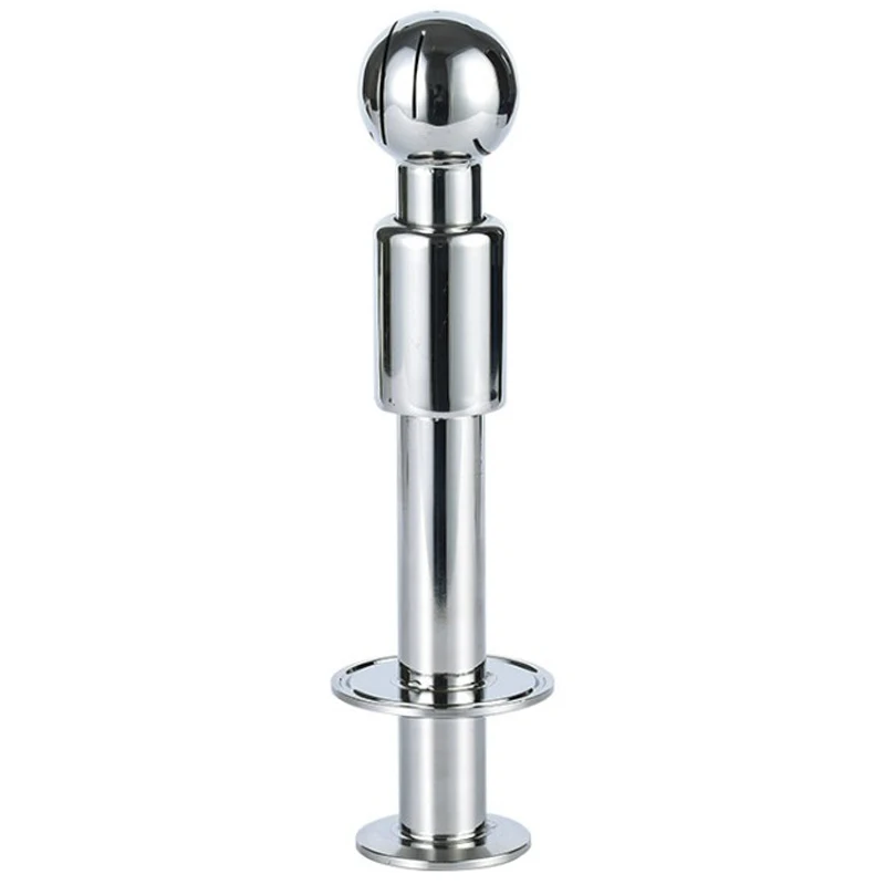 

304 Tri Clamp 1.5In. (50.5Mm) X Tri Clamp 1.5In.(50.5Mm) Tank Rotating Cip Spray Ball Tri Clover Compatible Cleaning Ball