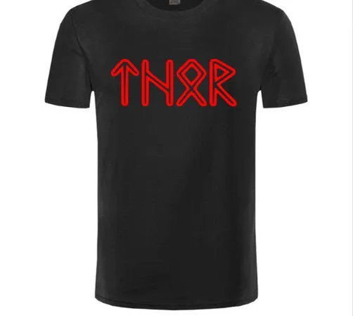 VIKE футболки для мужчин и женщин Viking Thor футболка с изображением топора The Vikings Ragnar Lothbrook Rollo Norse Norway Thor Lagertha черная футболка - Цвет: Style 1