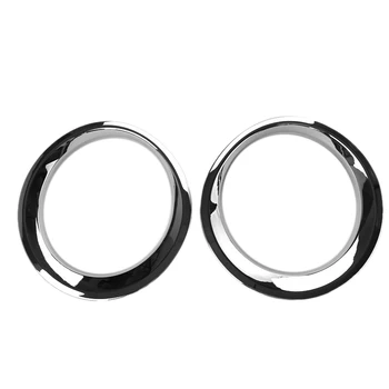 

2Pcs Chrome Car Front Headlight Lamp Cover Trim Frame Decoration for Jeep Patriot 2011-2015 Car Styling