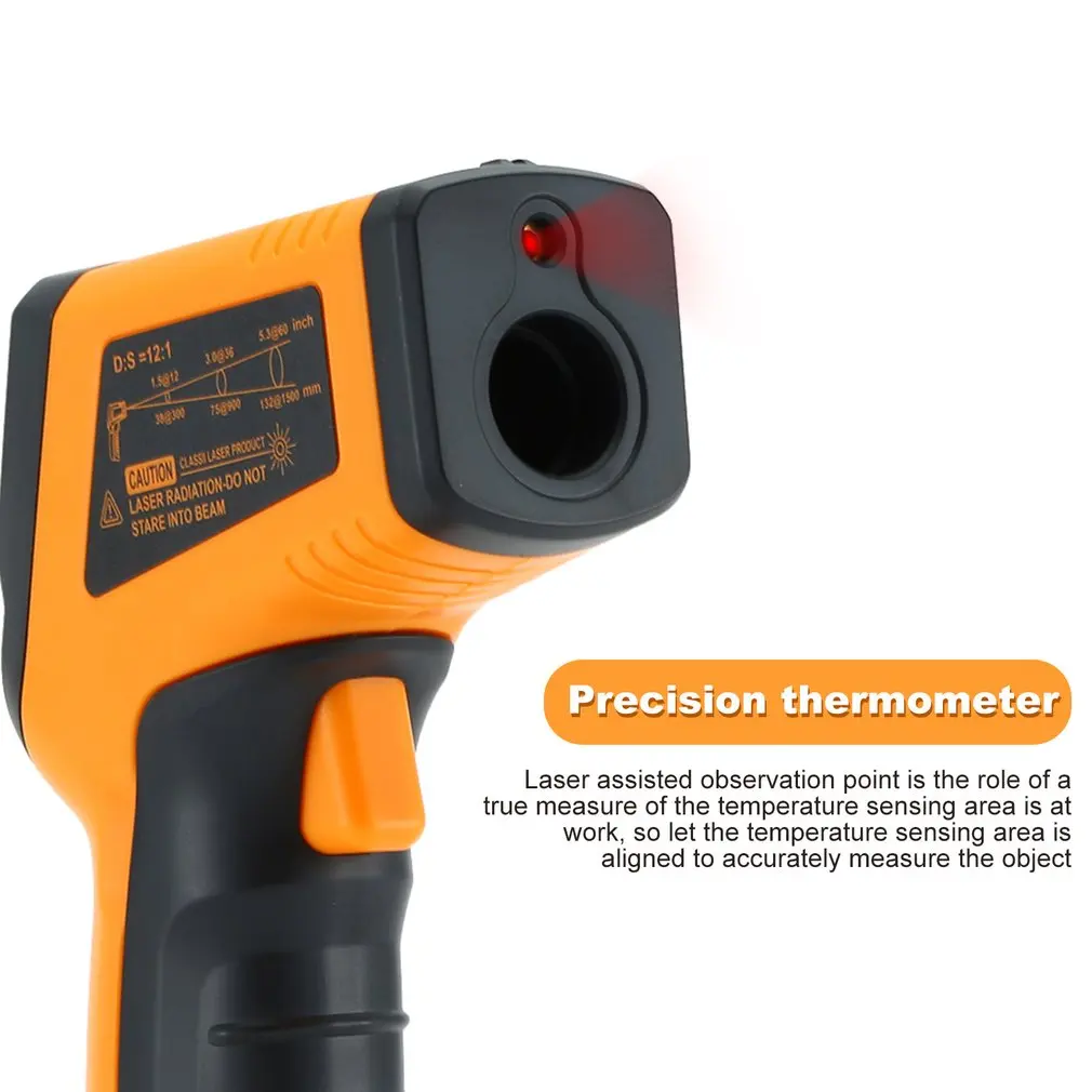 New Digital LCD Infrared Thermometer Gun IR Laser Point Thermal