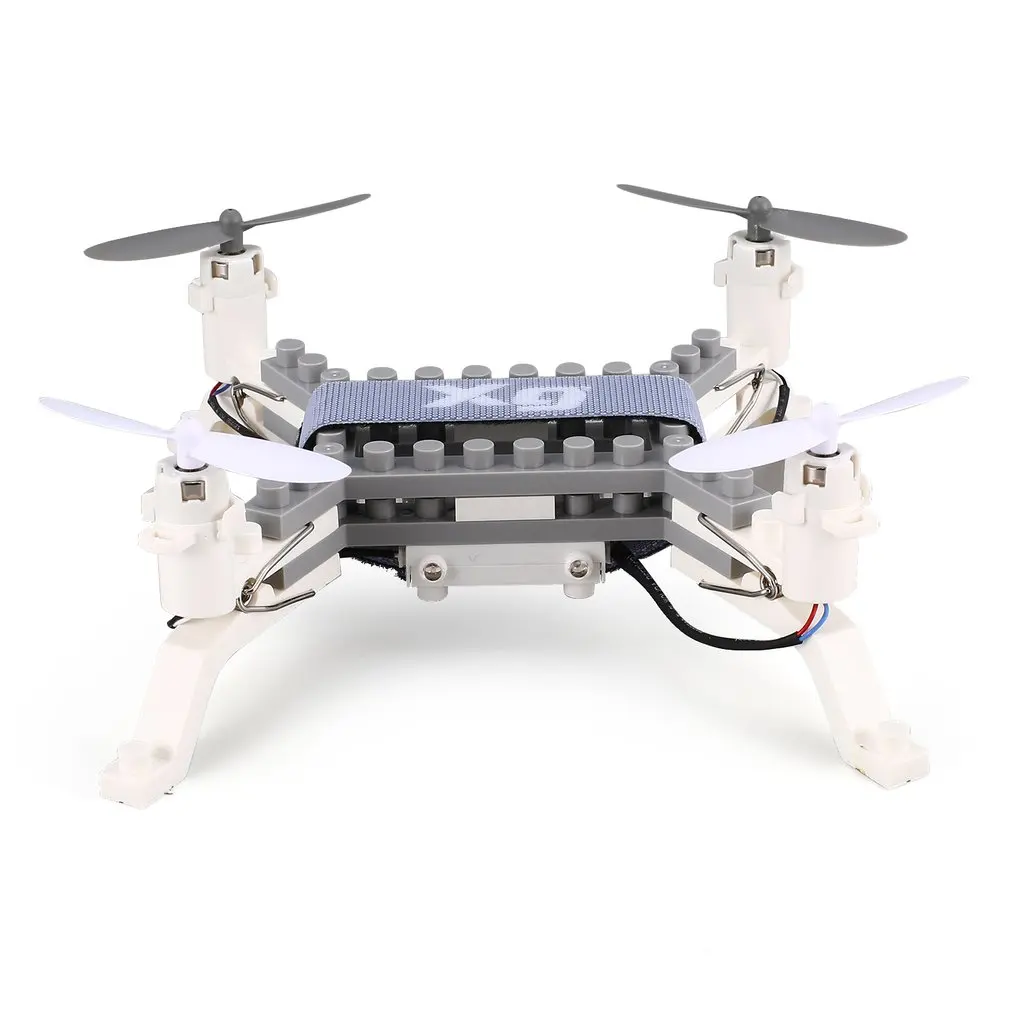XG171 Smart RC 2.4G RC Building Block 3D Bricks Quadcopter Drone Aircraft with Altitude Hold One Key Return 3D Flips