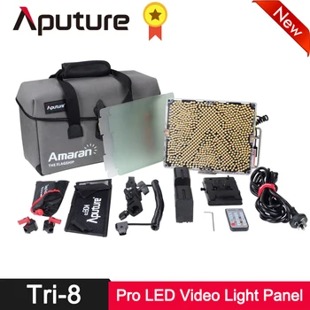 

Aputure Amaran Tri-8c LED Video Light Panel CRI 95+ 2300-6800K Wireless Control Batteries EZ Box Studio Photography Lighting Kit