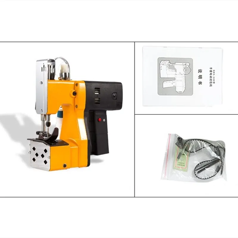 Portable Electric Sewing Machine, Hand-Type Woven Bag, High-Speed Sewing Machine for Home Textile Clothing and Cheminery GK9-500 6