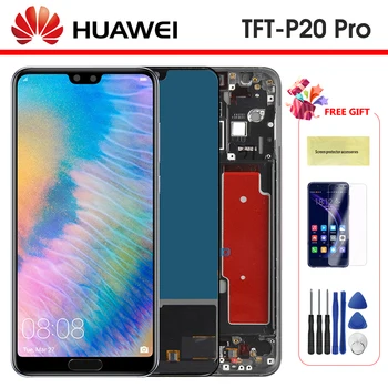 

100% Tested 6.1'' Display Replacement with fingerprint for Huawei P20 Pro LCD Touch Screen Digitizer Assembly CLT-L09 CLT-L29