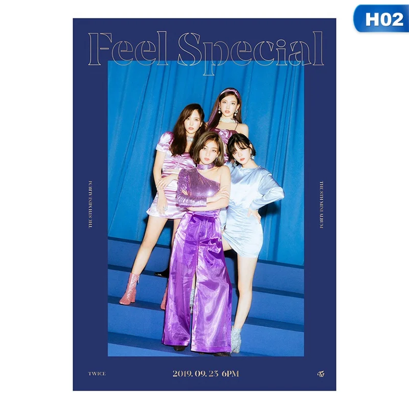 1 шт. Kpop Twice Feel Special Concert Hand support ткань для баннер висящий плакат для фанатов коллекция подарок