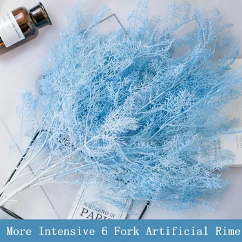 

Nordic Style 6 Fork Artificial Mist Flower Wedding Decoration Modeling Rime Grass Home Decoration Flower Arrangement Accessories