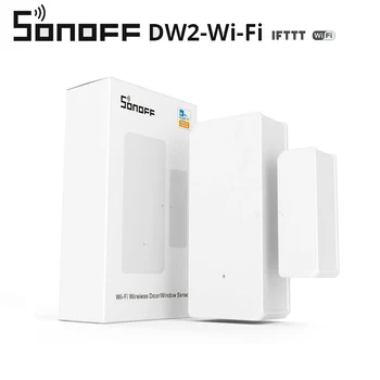 

SONOFF DW2 Wifi Wireless Door Window Sensor Open / Closed Detectors for E-WeLink APP Smart Home Security Alarm