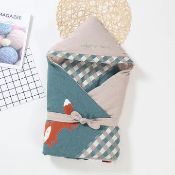 style 1 Хлопковое одеяло для новорожденных; Пеленальное Одеяло с милым рисунком; теплые спальные мешки для малышей; детское постельное белье - Цвет: style 1