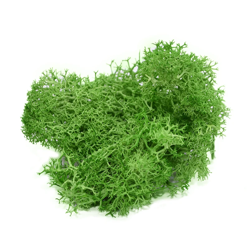 Planta verde Artificial de resina para decoración del hogar, hierba musgo de simulación para sala de estar, bricolaje, flor, pañuelo de pared, césped falso, 40g, AKITECNO.CL