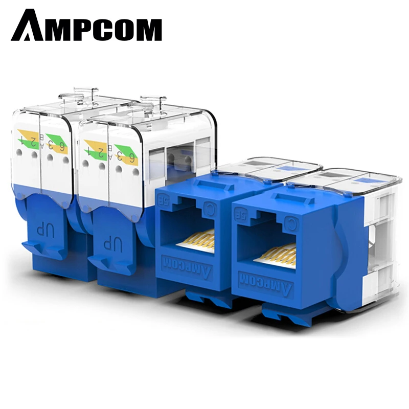 10 шт. в упаковке разъем Keystone CAT5e инструмент RJ45 UTP Jack не требует отверстий модульный