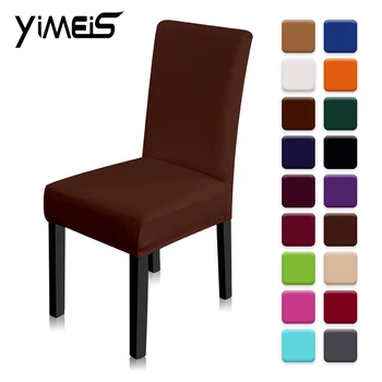 

Dining Chair Covers Removable Anti-dirty Stretch Polyester Chair Protector for Hotel Wedding Party Banquet Home Decor