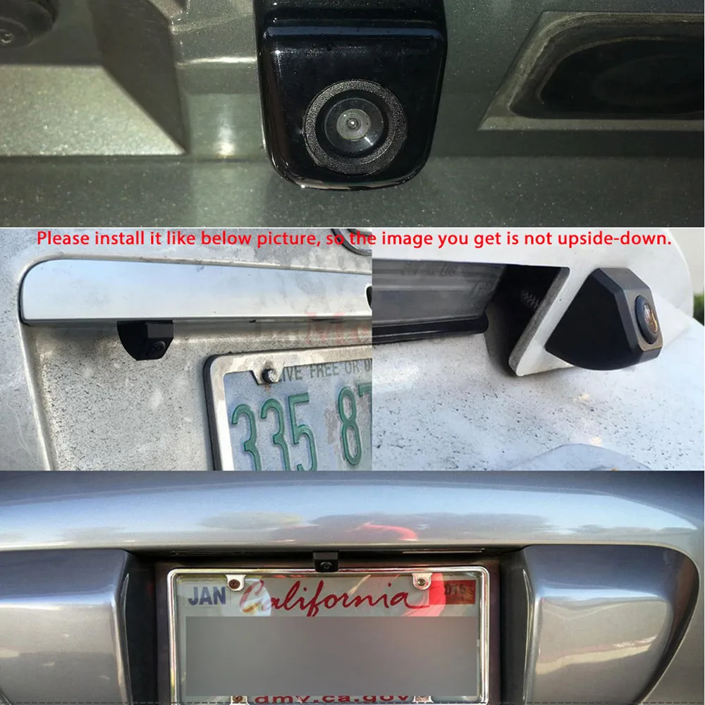 170° Wide Angle Car Reverse Camera HD Night Vision Rear View Camera Backup Parking Camcorder Highly Waterproof Reversing Monitor (3)