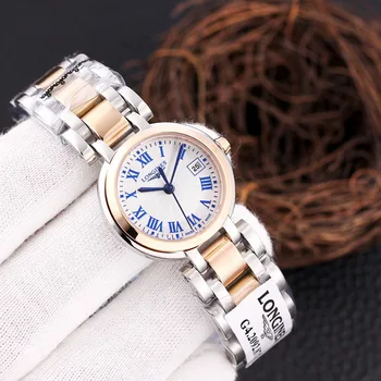 

longines- Luxury Brand Business Men's Delicate women AAA Watch Waterproof Chronograph Quartz Stop Watch With Stainless steel 33