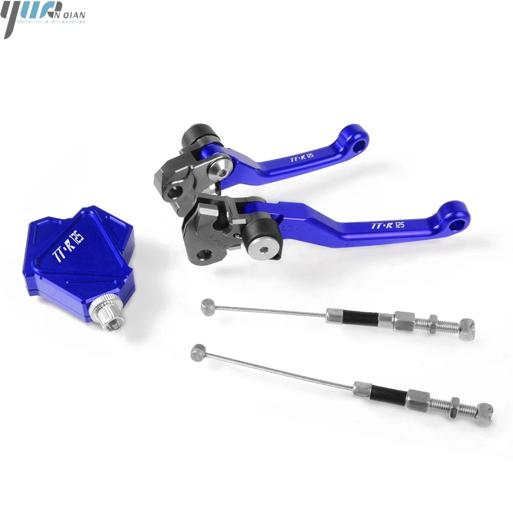 Motocross CNC Dirt Bike Pivot Brake Clutch Levers Easy Pull Clutch Lever System For YAMAHA TTR125 TTR 125L TTR 125 L 2000-2017