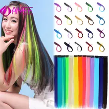 AIYEE 2" 92 цвета, накладные волосы на заколках, один кусок, накладные волосы для наращивания, термостойкие композитные волосы на заколках