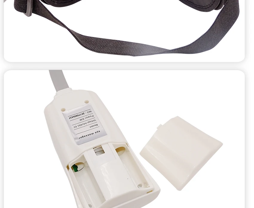Электрический DC вибрационное устройство для массажа глаз Отображение времени глаз машина музыка магнитное давление воздуха инфракрасное Отопление массажные очки