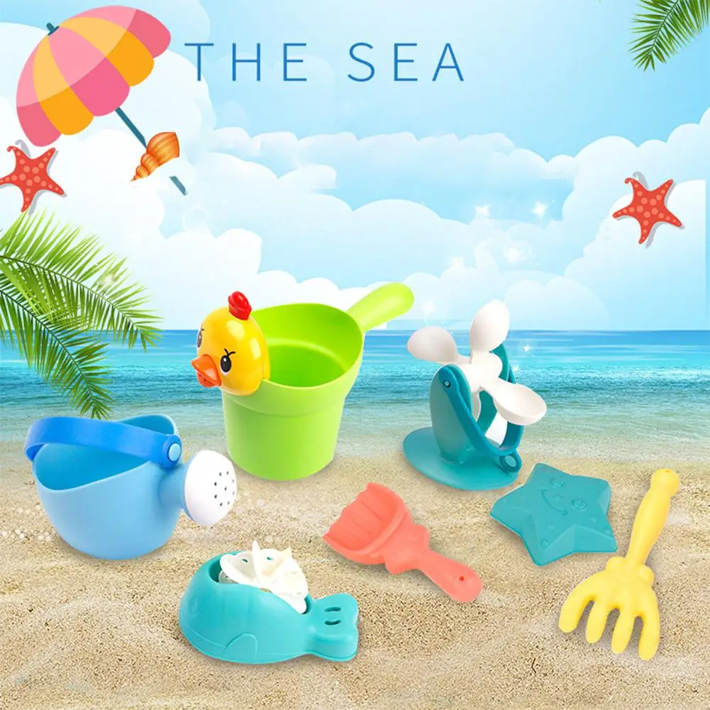 Kuulee 11 шт Дети Лето; пляж; ведерки набор игрушек мягкая игра песочные часы Лопата Ванна игрушка высокое качество детей интересные игрушки
