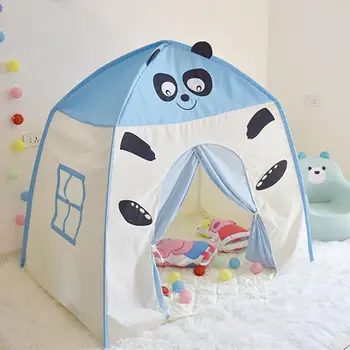 

Children Teepee Play Tent Kids Play Tent Children Fort Canvas Canopy Play Tent Indoor Outdoor Portable Playhouse for Girls Boys