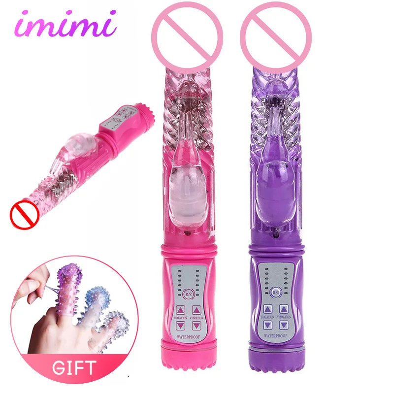 Rotation Female Pussy Massager Clit Stimulator G Spot Vagina Realistic Dildo Rabbit Vibrators Sex Toys for Women Masturbatings Rotation Female Pussy Massager Clit Stimulator G Spot Vagina Realistic Dildo Rabbit Vibrators Sex Toys for Women Masturbatings