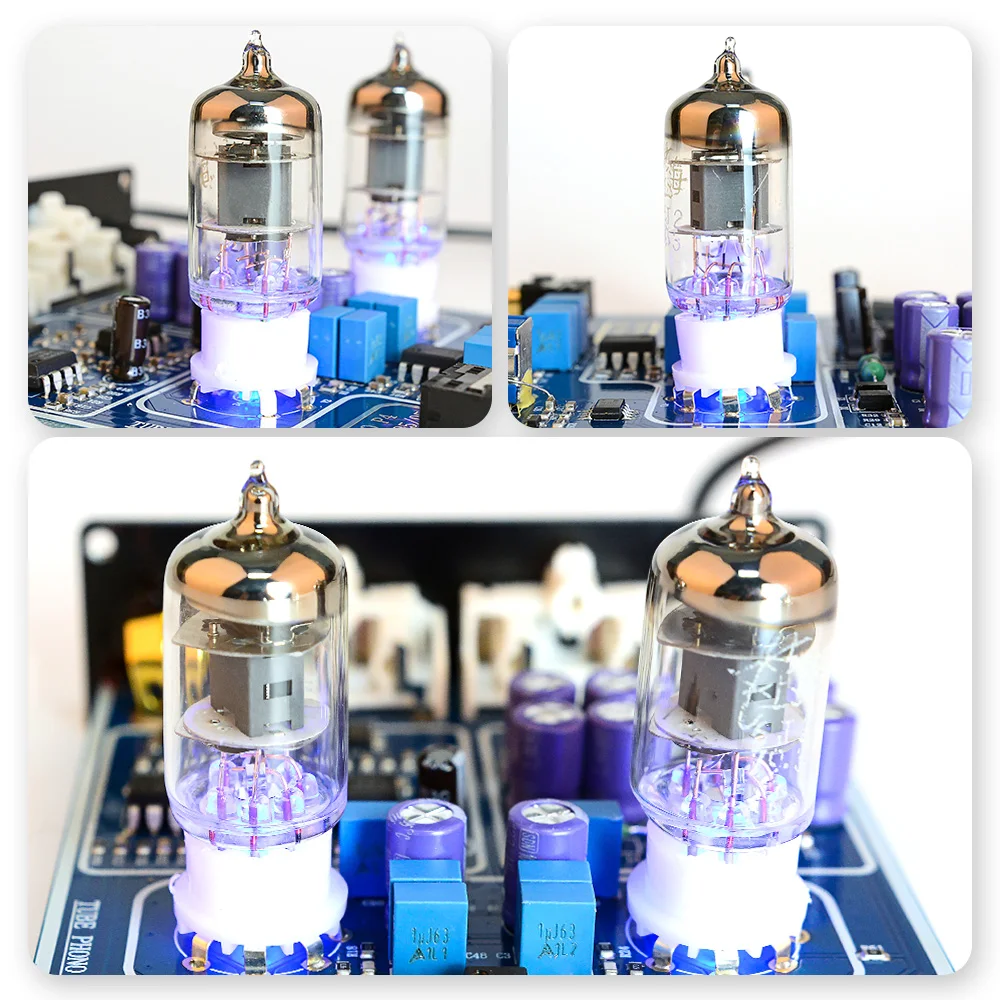 AIYIMA 6J2 Vacuum Tube MM Phono Turntable Preamplifier HiFi Stereo Phonograph Preamp Amplifier Vinyl Record Player For Home DIY