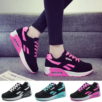 

Sneakers Running Shoes Air Cushion Women Tennis Shoe Lightweight Fashion Walking Breathable Athletic Training Sport for Womens