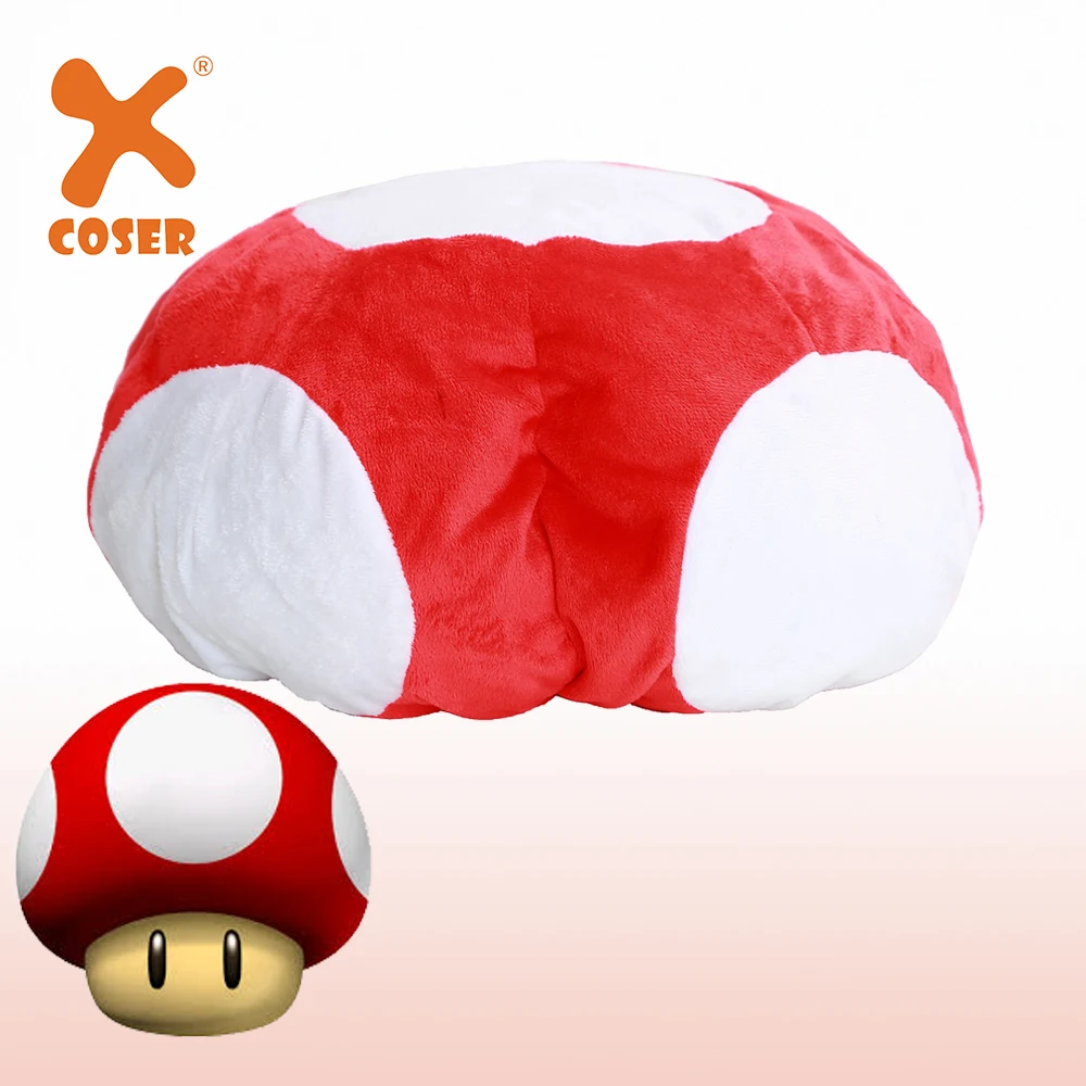 XCOSER Super Mario Bros Марио Луиджи Косплей плюшевая шляпа на Хэллоуин Кепка Красный