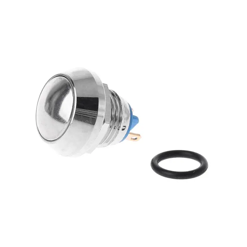 652F Car Boat 12mm Momentary Metal Push Button Switch 3A/36V DC | Обустройство дома