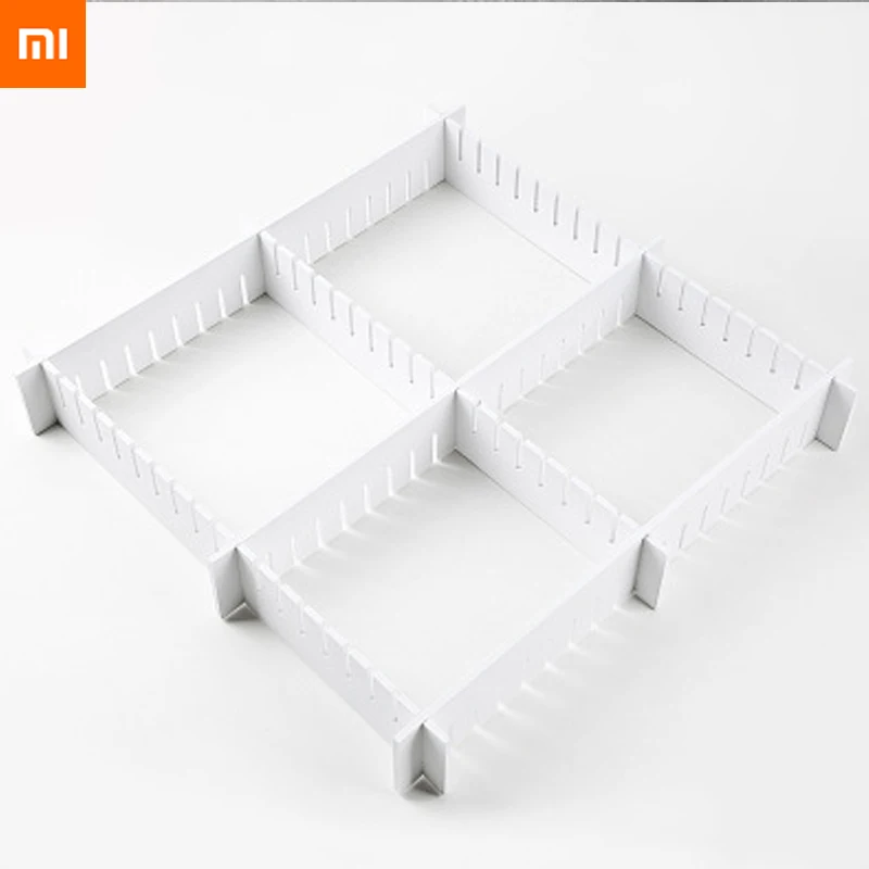 

xiaomi youpin fizz Drawer dividers Storage 7pcs Free combination wardrobe Foamed PVC waterproof smooth texture Easy to clean