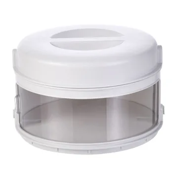 

Transparent Plastic Dustproof Insulation Food Cover Fresh-keeping Cover with Sliding Door Household Kitchen Storage LBShipping