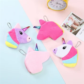 

Unicorn Kids Coin Purse Women Girls Wallets Small Cute Cartoon Unicorn Card Holder Money Bag For Kids Children Gift