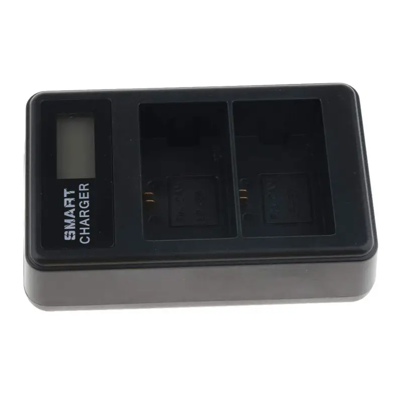 Lp-E6 Usb ЖК-дисплей двойной порт зарядное устройство для Canon 5D Mark Ii Iii 7D Para Eos 60D Eos 6D 70D 80D
