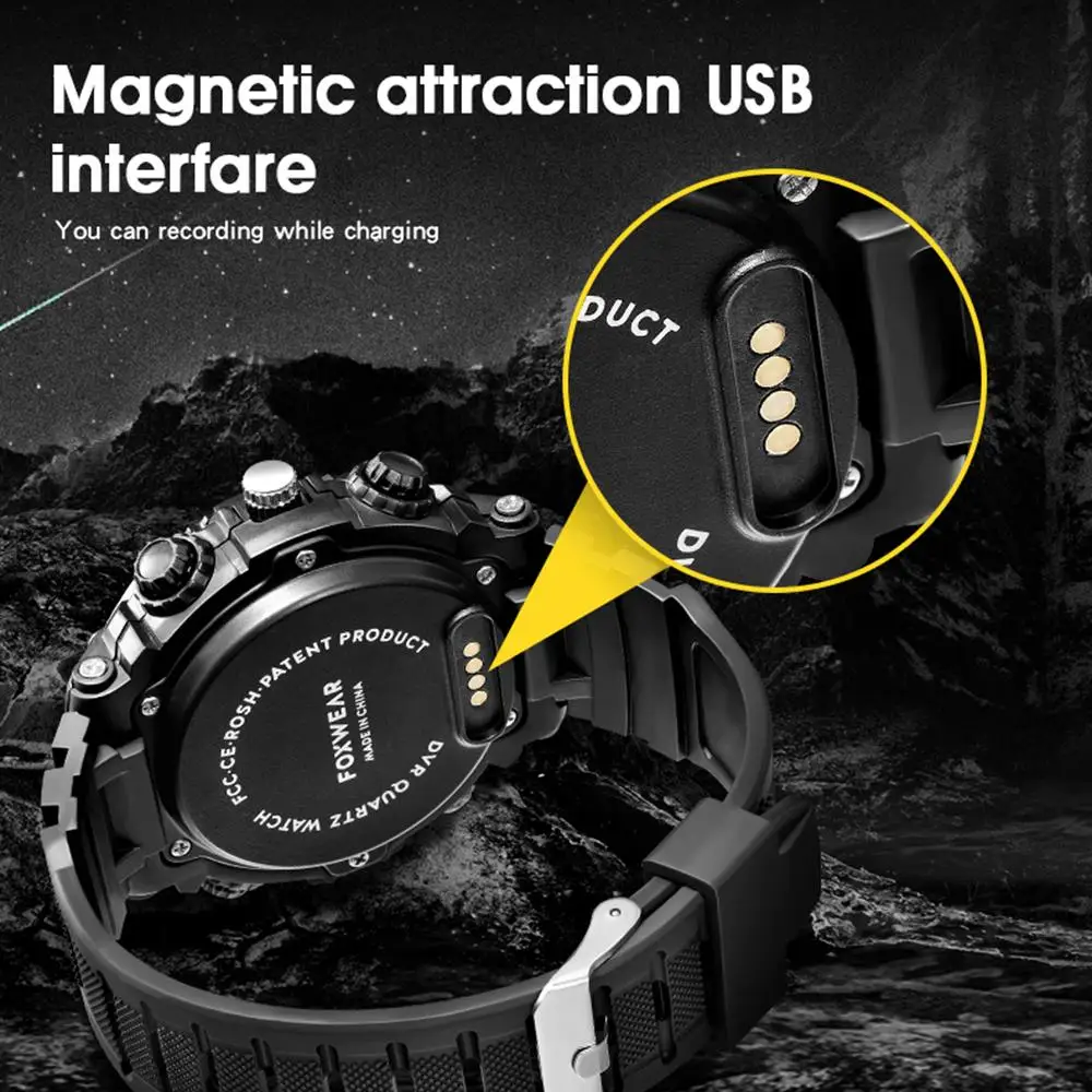 New smart Sports Camera Watch Remote Wifi Large Capacity HD Wristband Glare lighting IP67 Waterproof network Video Camcorder