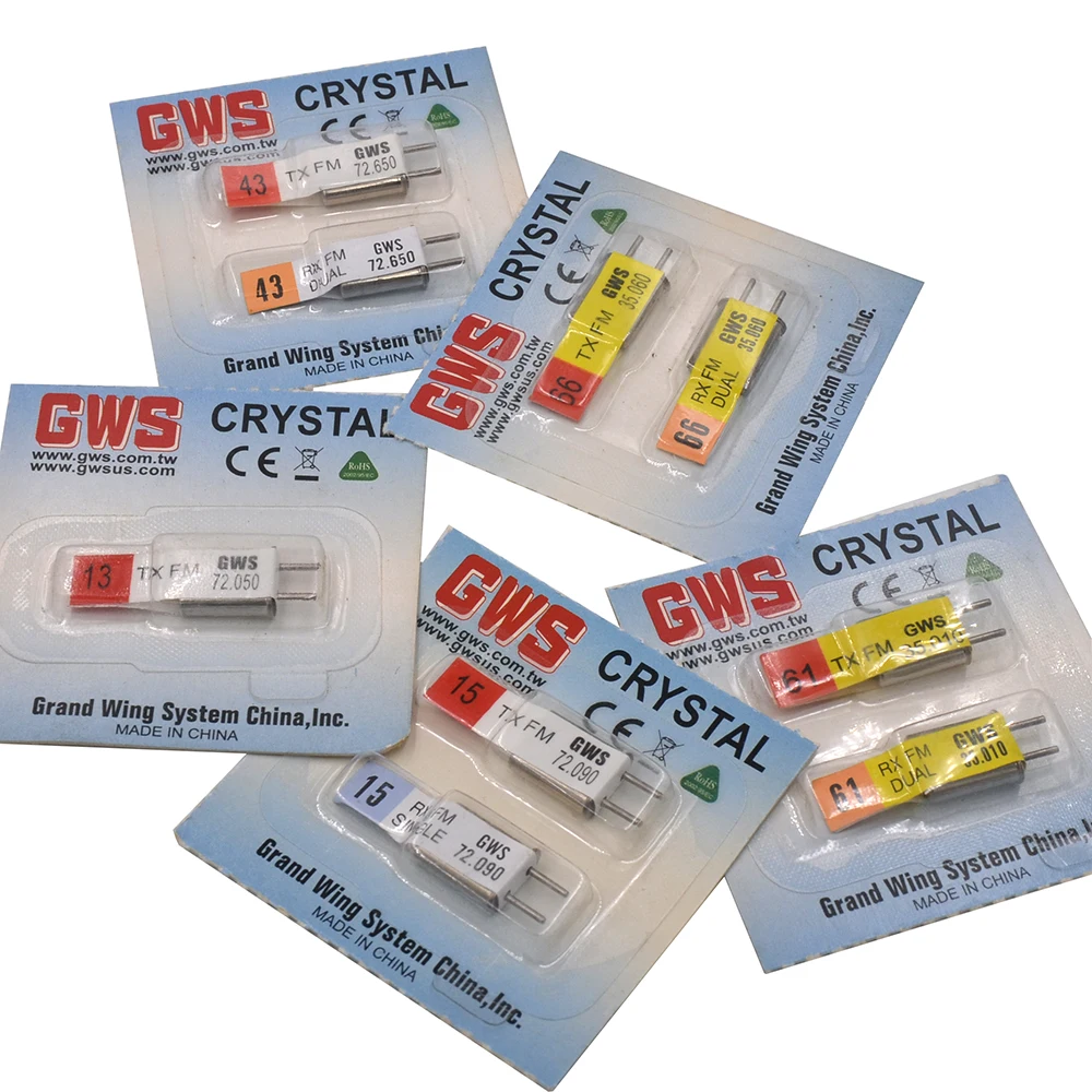 GWS 35MHz / 72MHZ Dual Conversation TX/RX Crystal for Futaba JR Sanwa PPM System | Игрушки и хобби