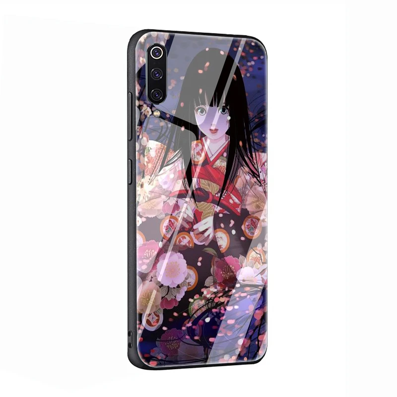 EWAU Hell girl Аниме мультфильм девушка чехол из закаленного стекла для телефона для Xiaomi 5X6X8 Lite 9 A1 A2 F1 Remdi 4X 6A Note 5 6 7 pro - Цвет: G6