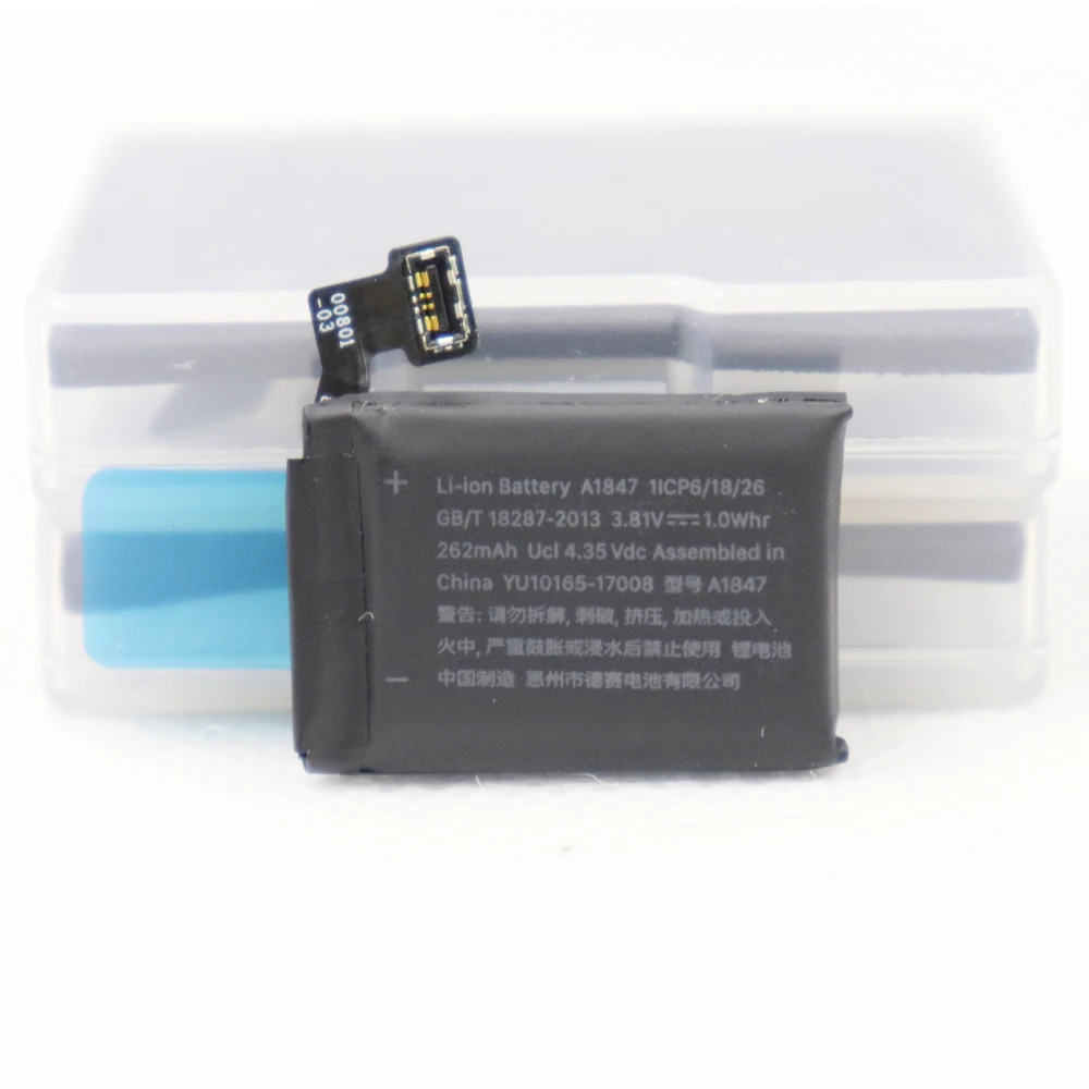 Batteria 262Mah Di 10 Pz/Lotto Gps A1847 Per La Batteria Di Apple Watch 3 438Mm Serie 3 Gps A1847