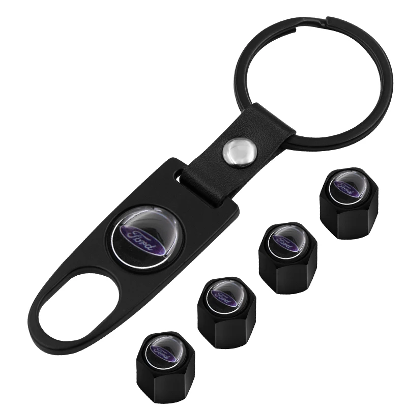 1pcs Car Tyre Valve Stem Caps Tool Wrench Keychain for Ford Focus 2 3 1 Fiesta MK1 MK2 MK3 MK7 Fusion Ranger Escort Mondeo | Автомобили и