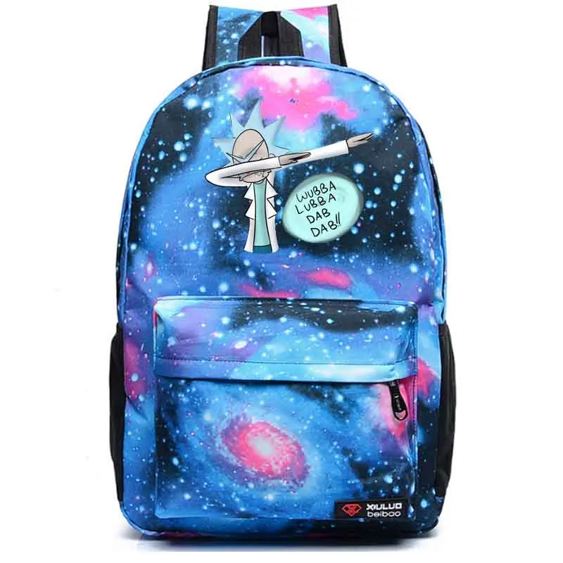 

Rick and Morty Rick Sanchez dab School bag Canvas Backpacks School Rucksack Travel Backpack Daily backpack