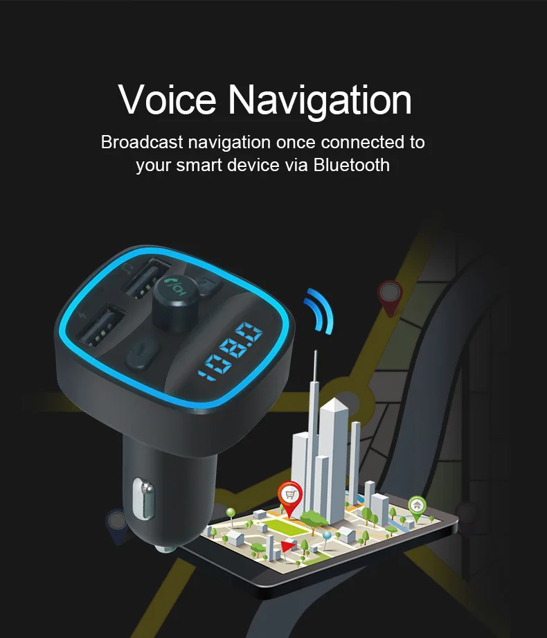 T25 Автомобильный MP3 Bluetooth плеер без потерь стиль 5,0 Bluetooth Hands-Free телефон автомобильный FM автомобильный Bluetooth MP3