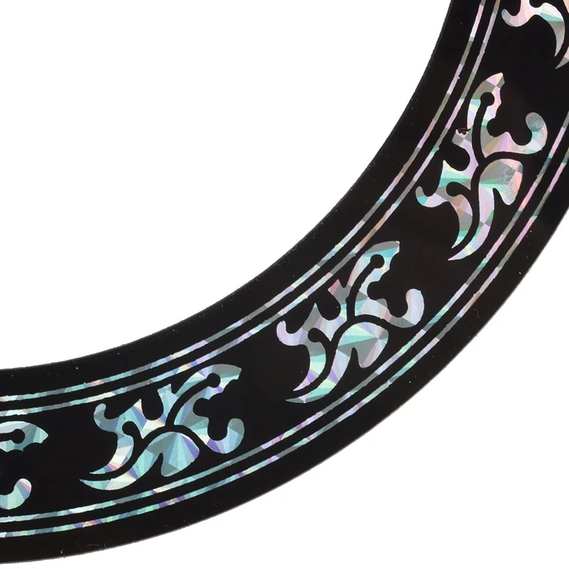 2 шт Soundhole Rosette наклейка хром узор для акустической классической гитары Части